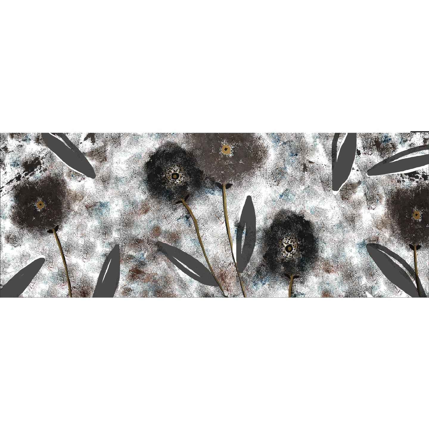IMANI GREY ORGANIC ROSE PETAL FABRIC SCARF