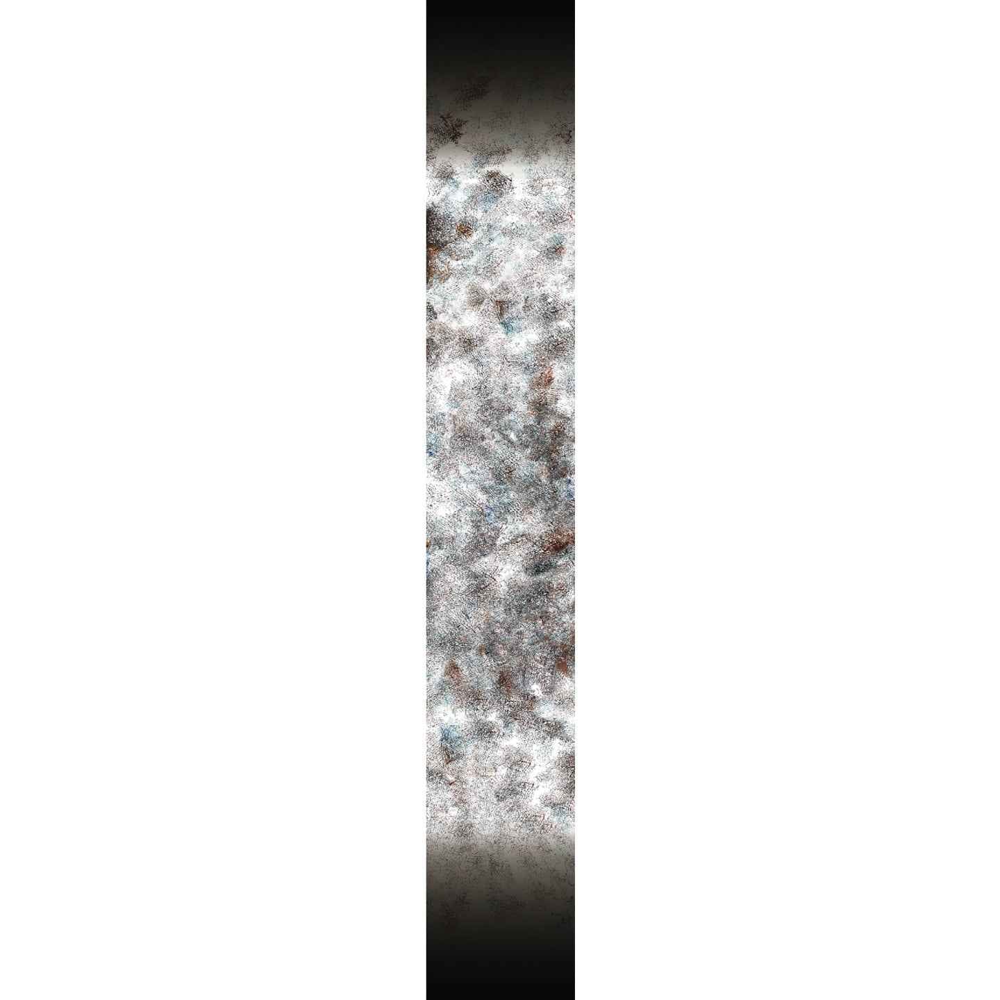 ORGANIC PRINTED HAZY GREY SCARF