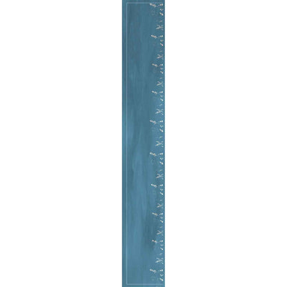 ORGANIC TEAL BLUE SCARF